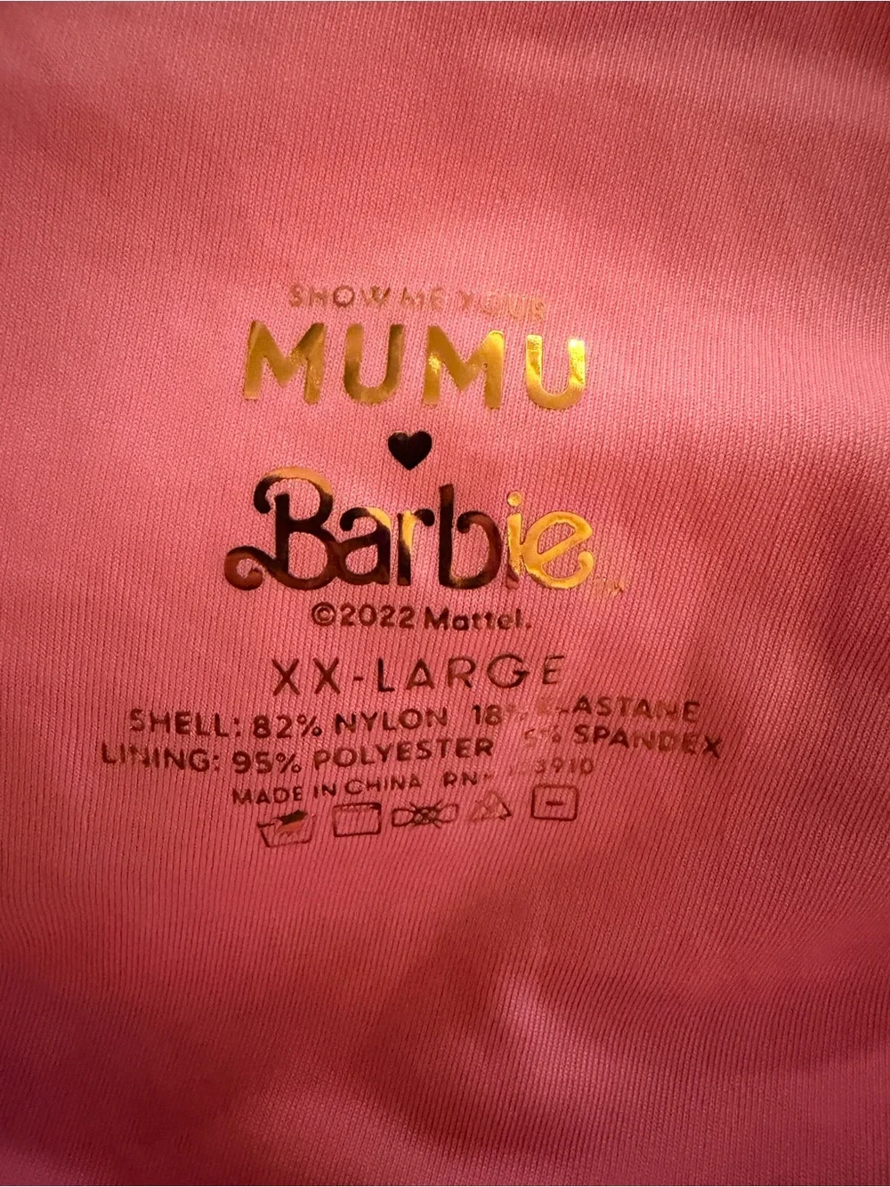 Show Me Your MuMu NWOT Barbie Party Wave Seaside Ruffle Bikini Set